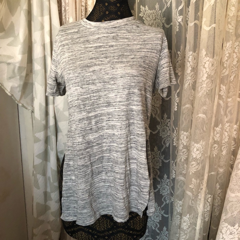 Long Side Slit T-Shirt